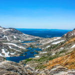 Looking down on Twin Lakes, Desolation Wilderness